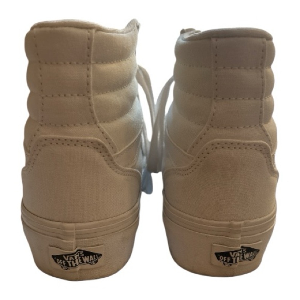 ⭐️ Vans Women's Off-White High-Top Sneakers ⭐️ - Picture 4 of 8